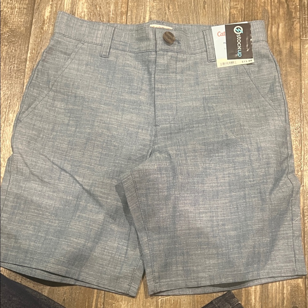 Cat & Jack Light Blue Kids Shorts